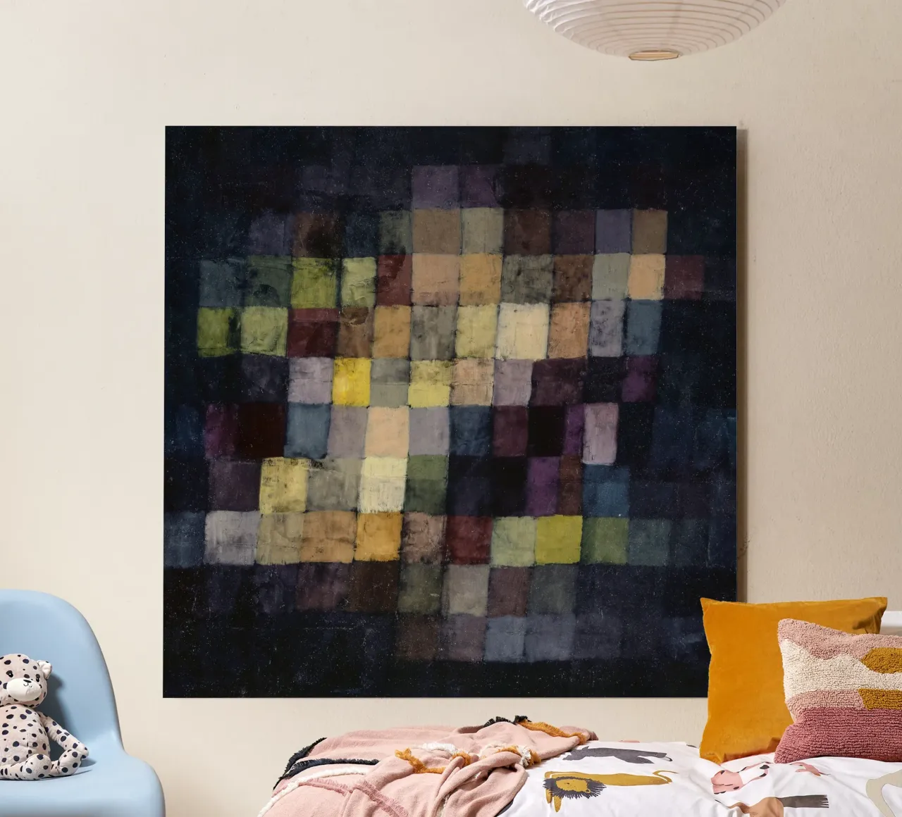 Paul Klee - Old Sound, Abstract Art, Cubism, Modernism, Geom alu-dibond by NorwesClub