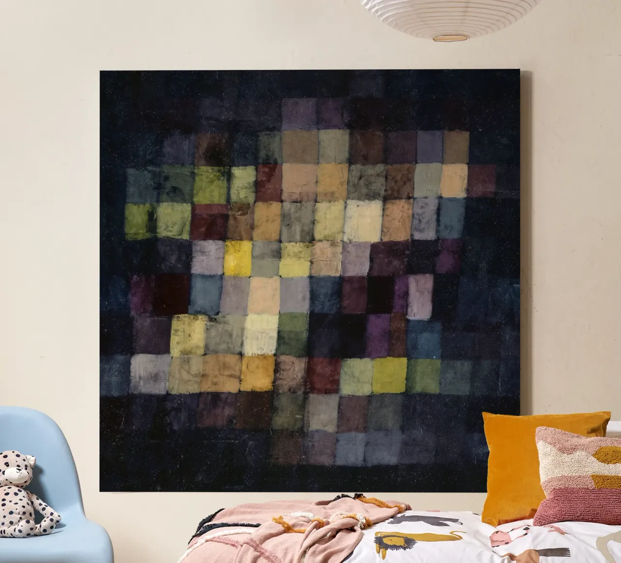 Paul Klee - Old Sound, Abstract Art, Cubism, Modernism, Geom canvas by NorwesClub