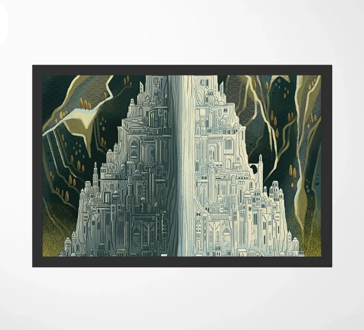 Vedi Gondor, Minas Tirith Città dei Re zerbino da Junkie Movie