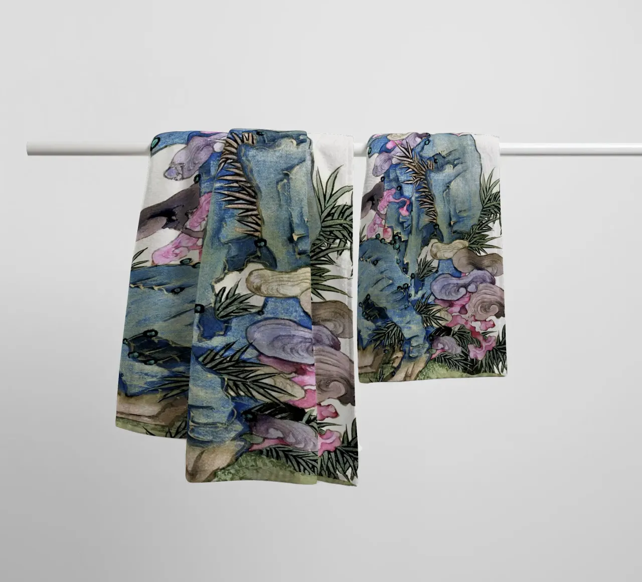 Hayashi Rōen - Pilz der Unsterblichkeit, Asiatische Kunst, Natur, Mys Handtuch von NorwesClub