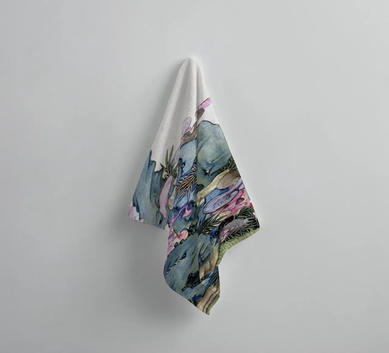 Hayashi Rōen - Pilz der Unsterblichkeit, Asiatische Kunst, Natur, Mys Handtuch von NorwesClub