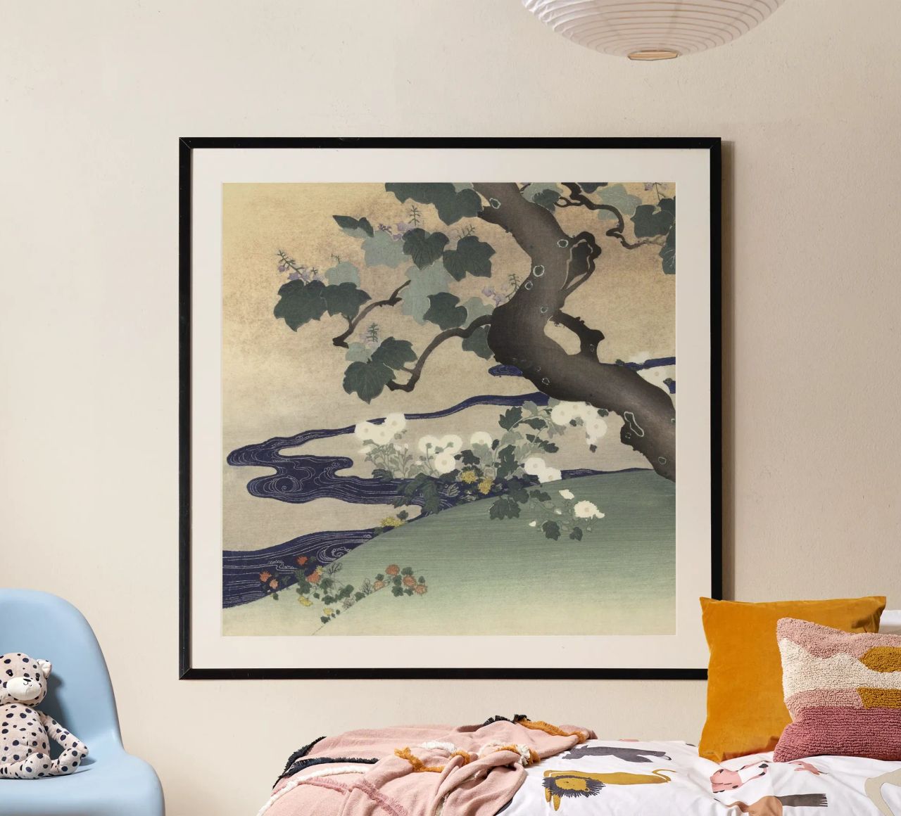 Kogyo Tsukioka - Sérénité de l'art japonais de la nature - Tren poster de NorwesClub