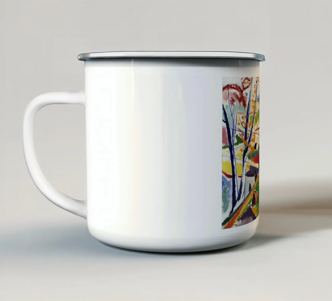 Henry Lyman Sayen - Stampa "Decor Plat" Paesaggio modernista - tazza in smalto da NorwesClub