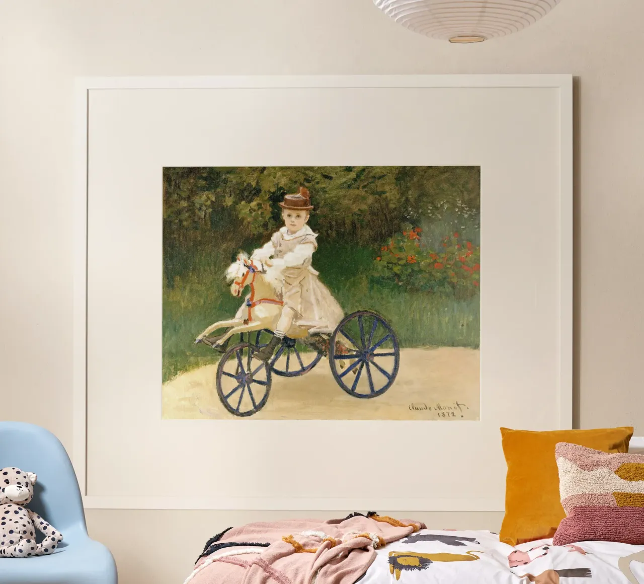 Claude Monet - "Jean Monet a cavallo" Mas Impressionista poster da NorwesClub
