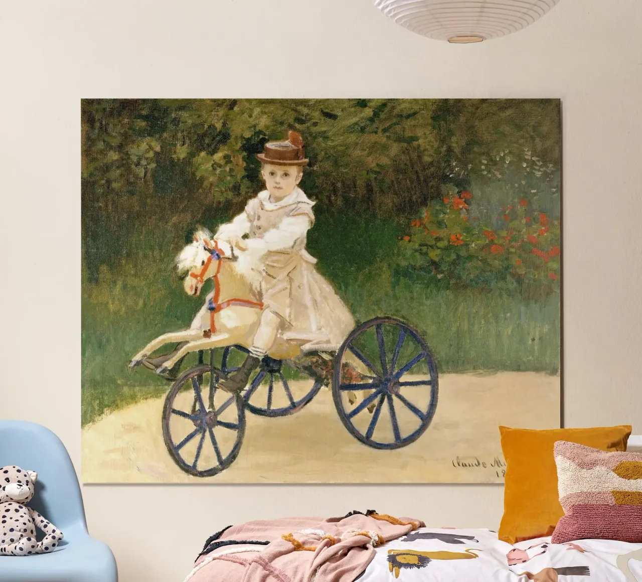 Claude Monet - "Jean Monet a cavallo" Mas Impressionista poster da NorwesClub