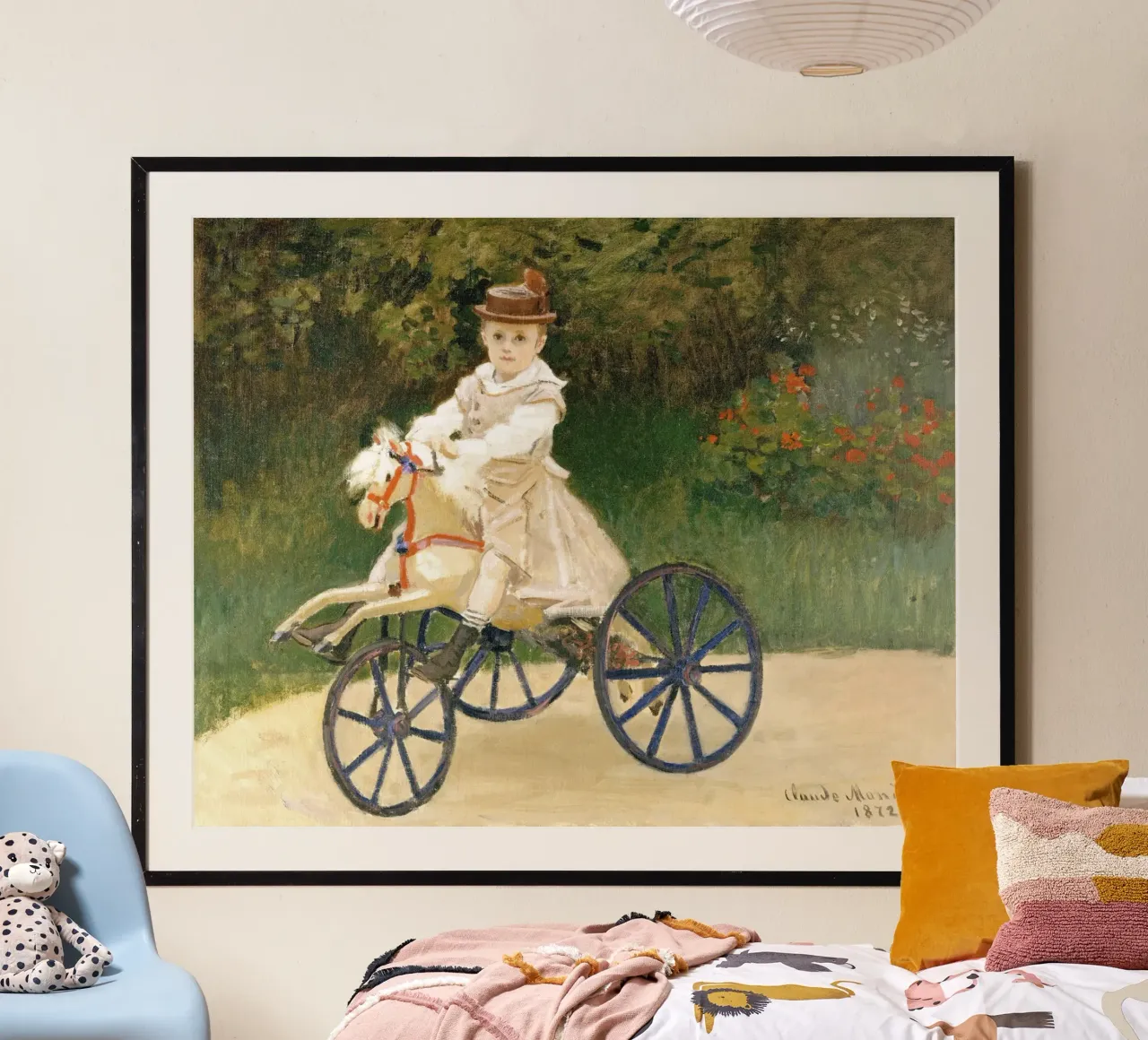 Claude Monet - "Jean Monet a cavallo" Mas Impressionista poster da NorwesClub