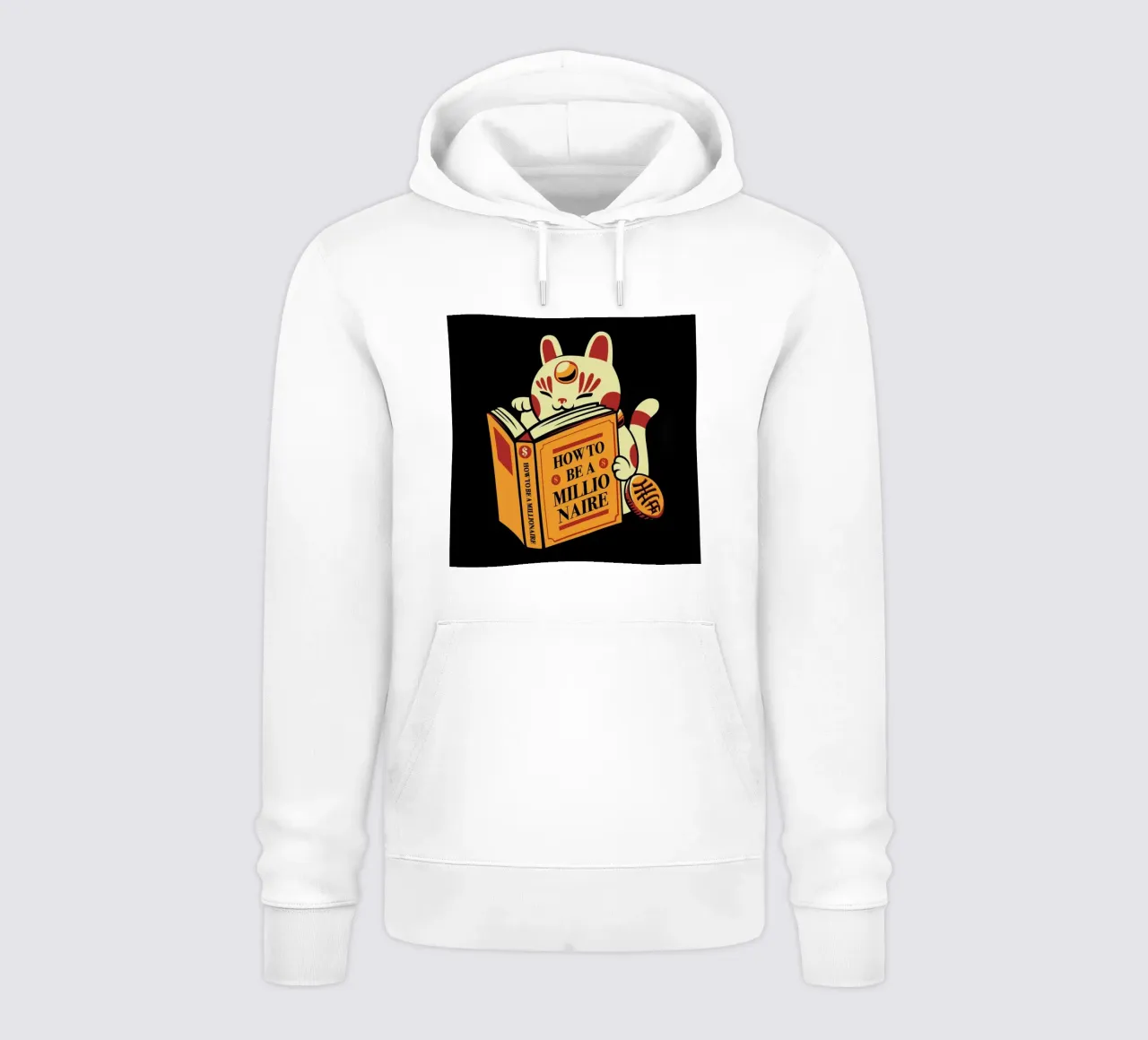 Maneki Neko How To Be A Millionaire felpa con cappuccio da Tobe Fonseca