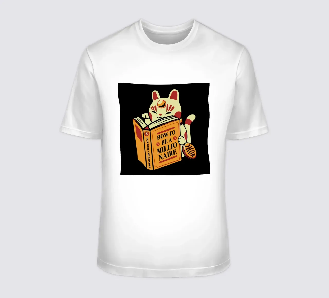 Maneki Neko How To Be A Millionaire t-shirt da Tobe Fonseca