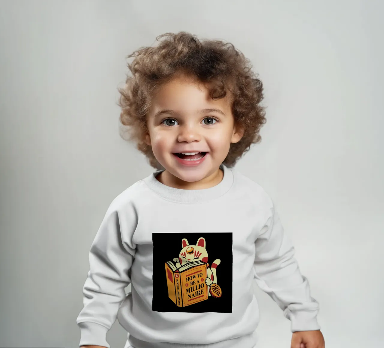 Maneki Neko How To Be A Millionaire felpa neonato da Tobe Fonseca