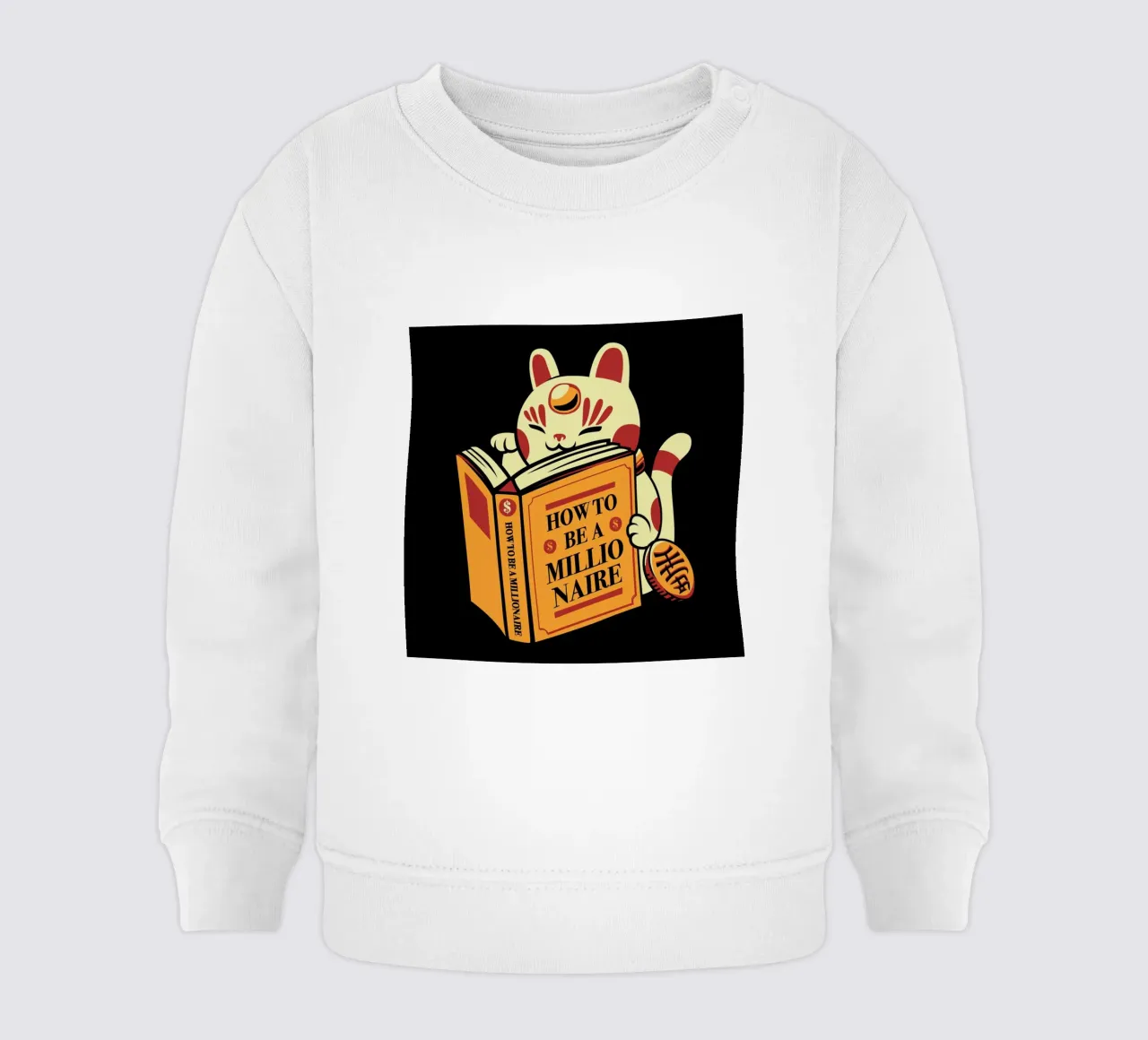 Maneki Neko How To Be A Millionaire felpa neonato da Tobe Fonseca