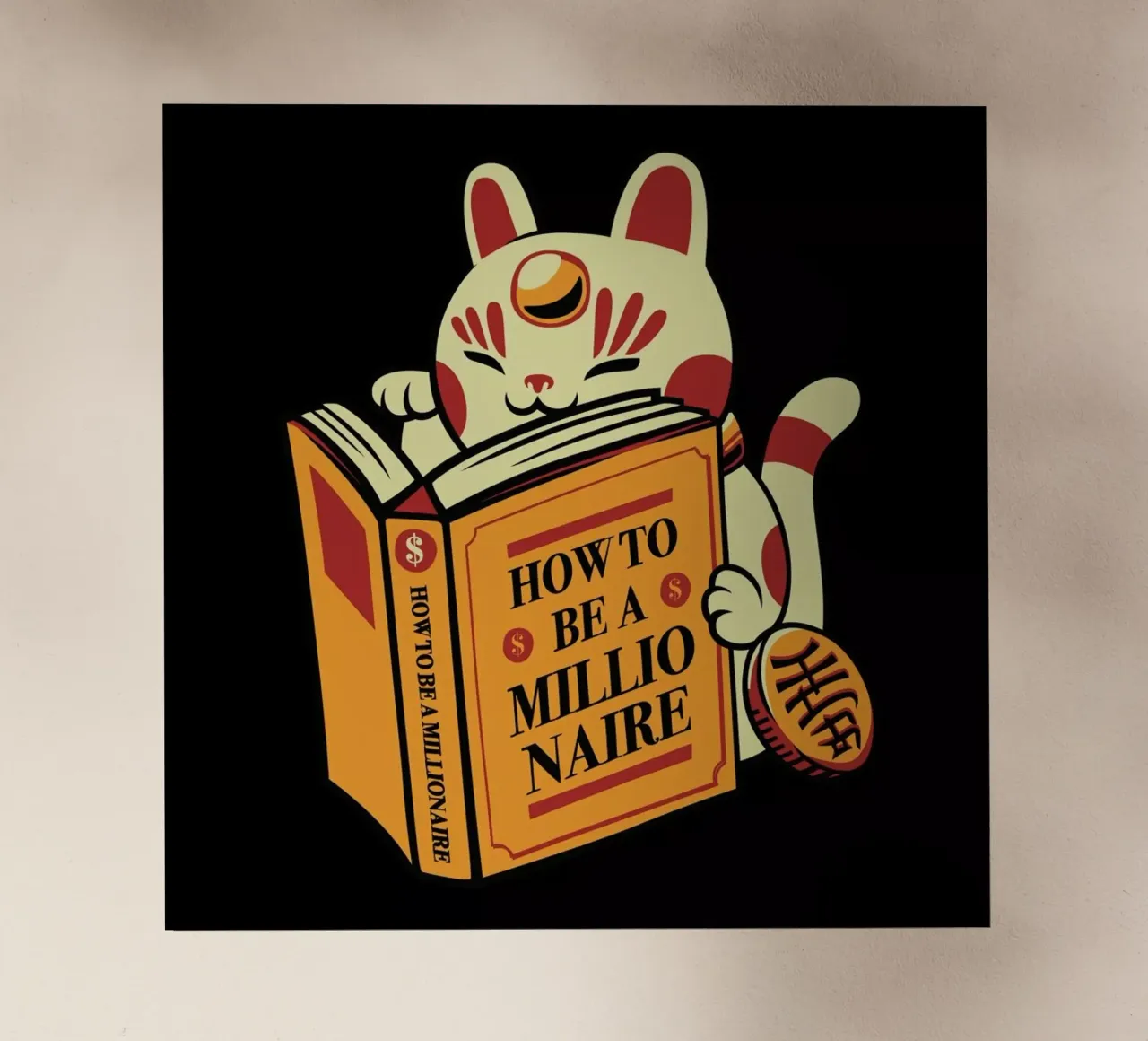 Maneki Neko How To Be A Millionaire pellicola backlit da Tobe Fonseca