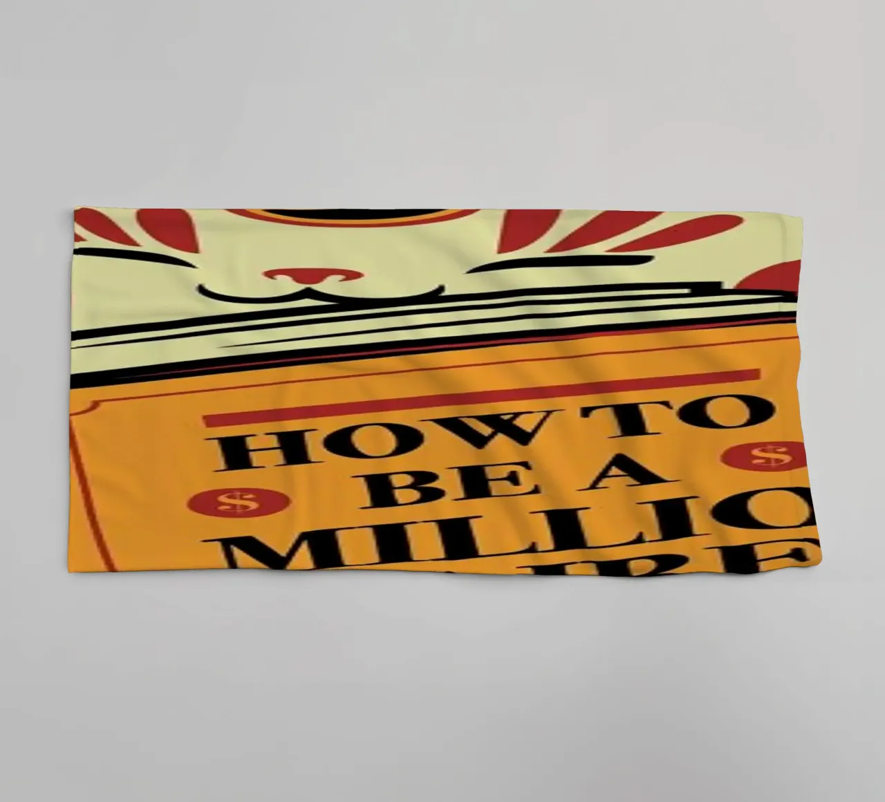 Maneki Neko How To Be A Millionaire towel by Tobe Fonseca