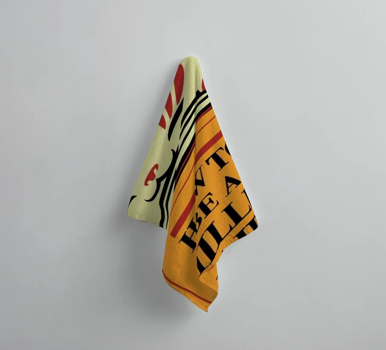 Maneki Neko How To Be A Millionaire towel by Tobe Fonseca