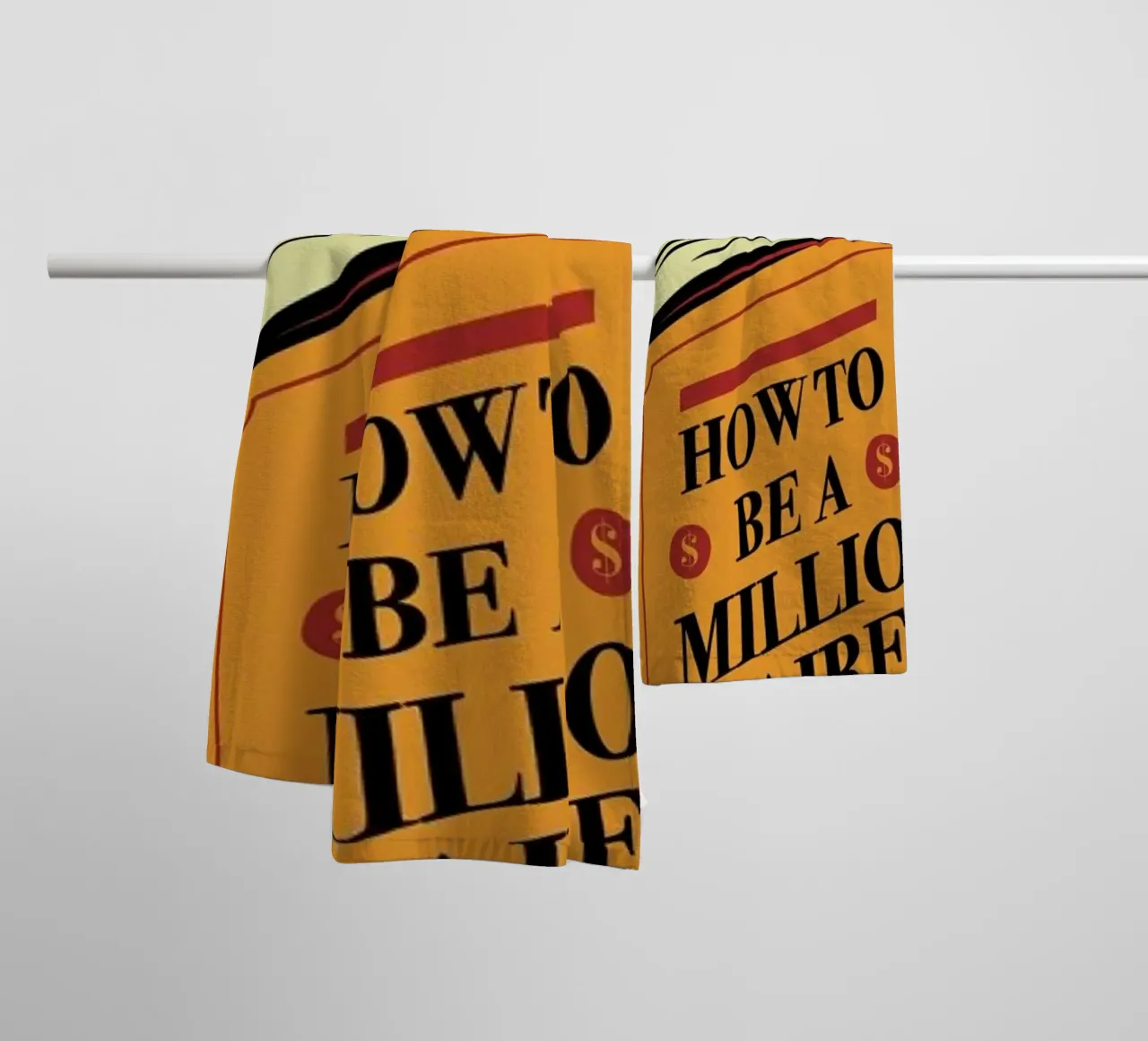 Maneki Neko How To Be A Millionaire asciugamano da bagno da Tobe Fonseca