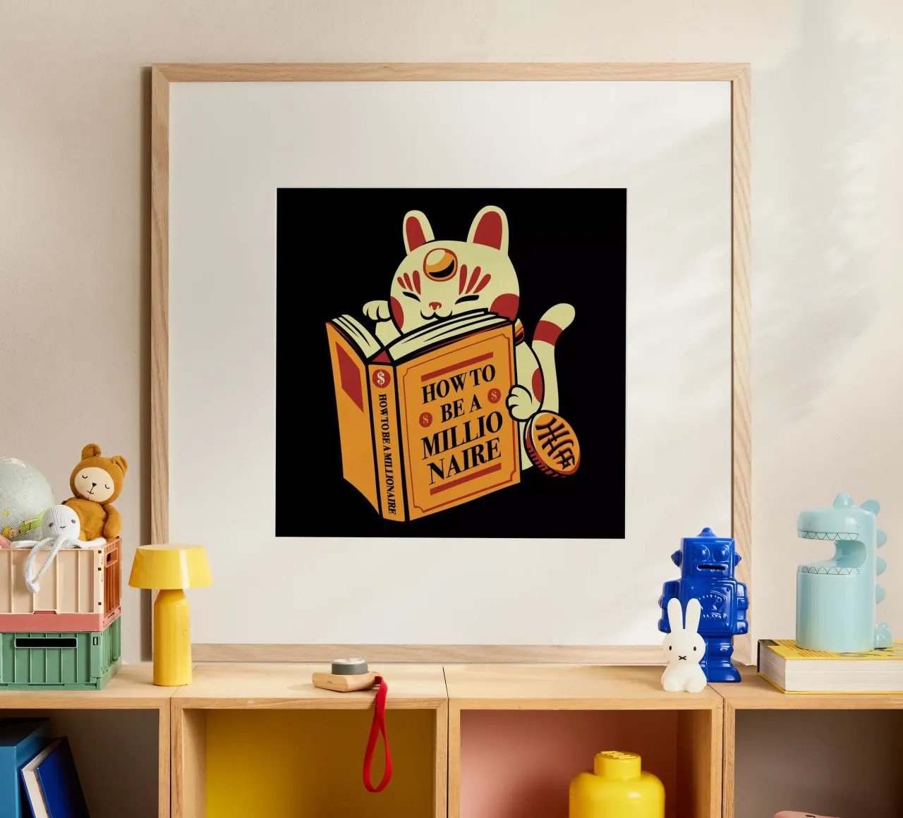 Maneki Neko How To Be A Millionaire carta hahnemühle da Tobe Fonseca