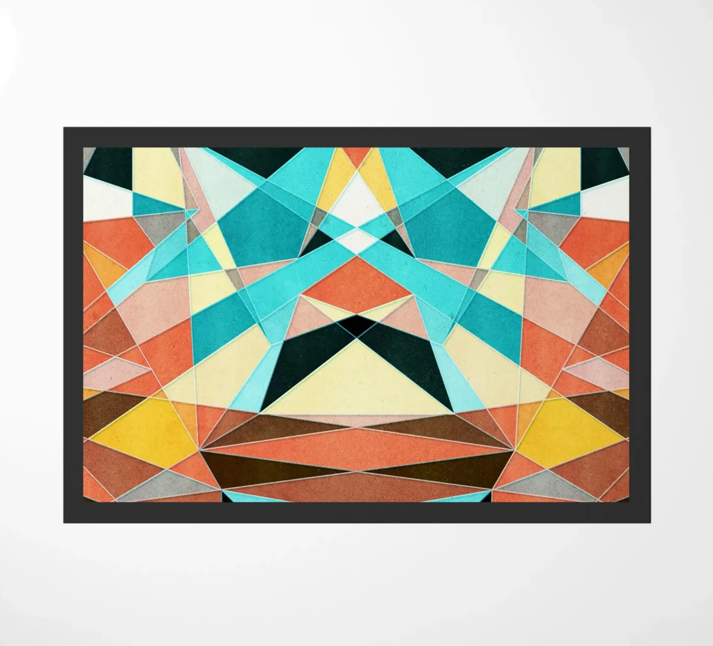 Motif géométrique abstrait paillasson de Abstract Joy