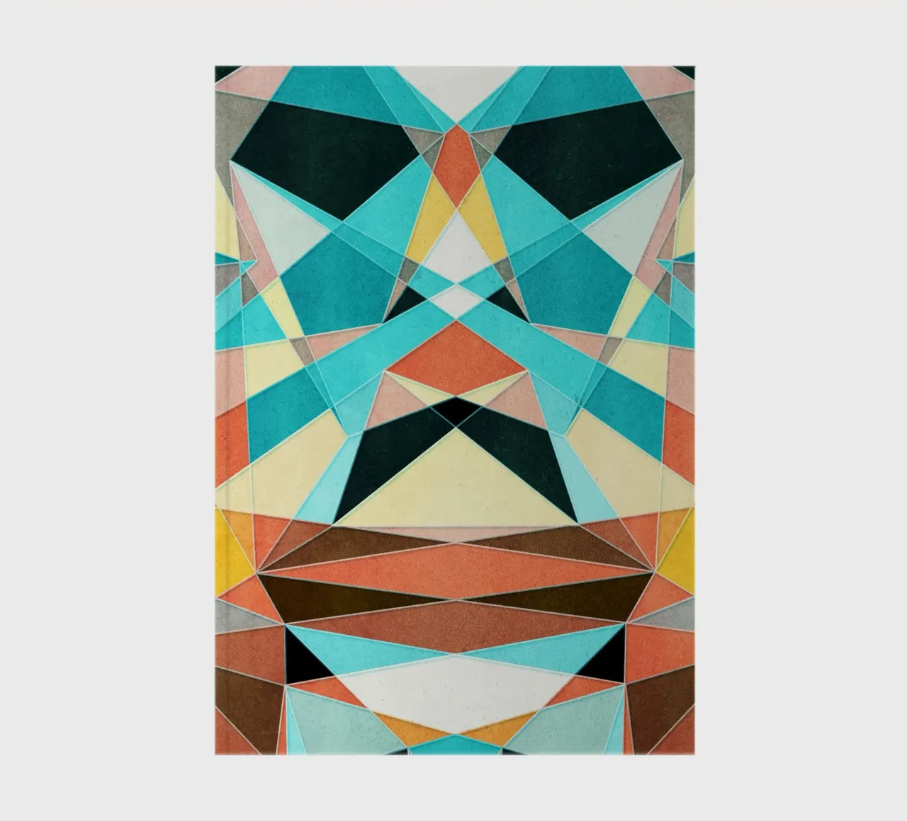 Abstract Geometric Pattern notebook by lovely lines