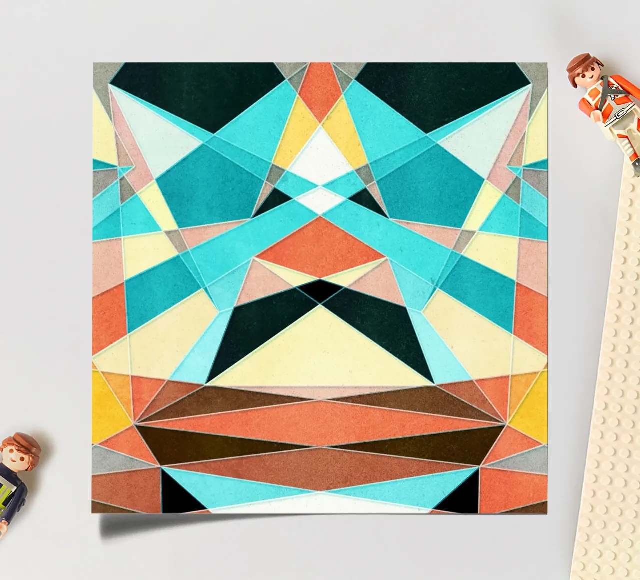 Abstract Geometric Pattern sticker sheet by Abstract 888