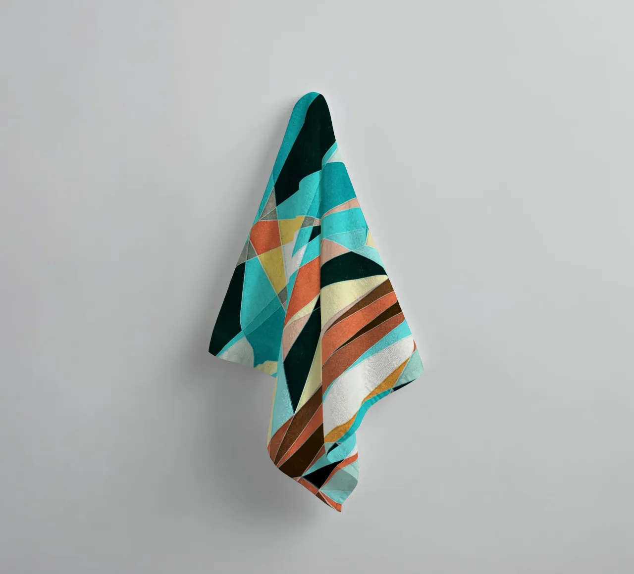 Abstract Geometric Pattern towel by Abstract 888