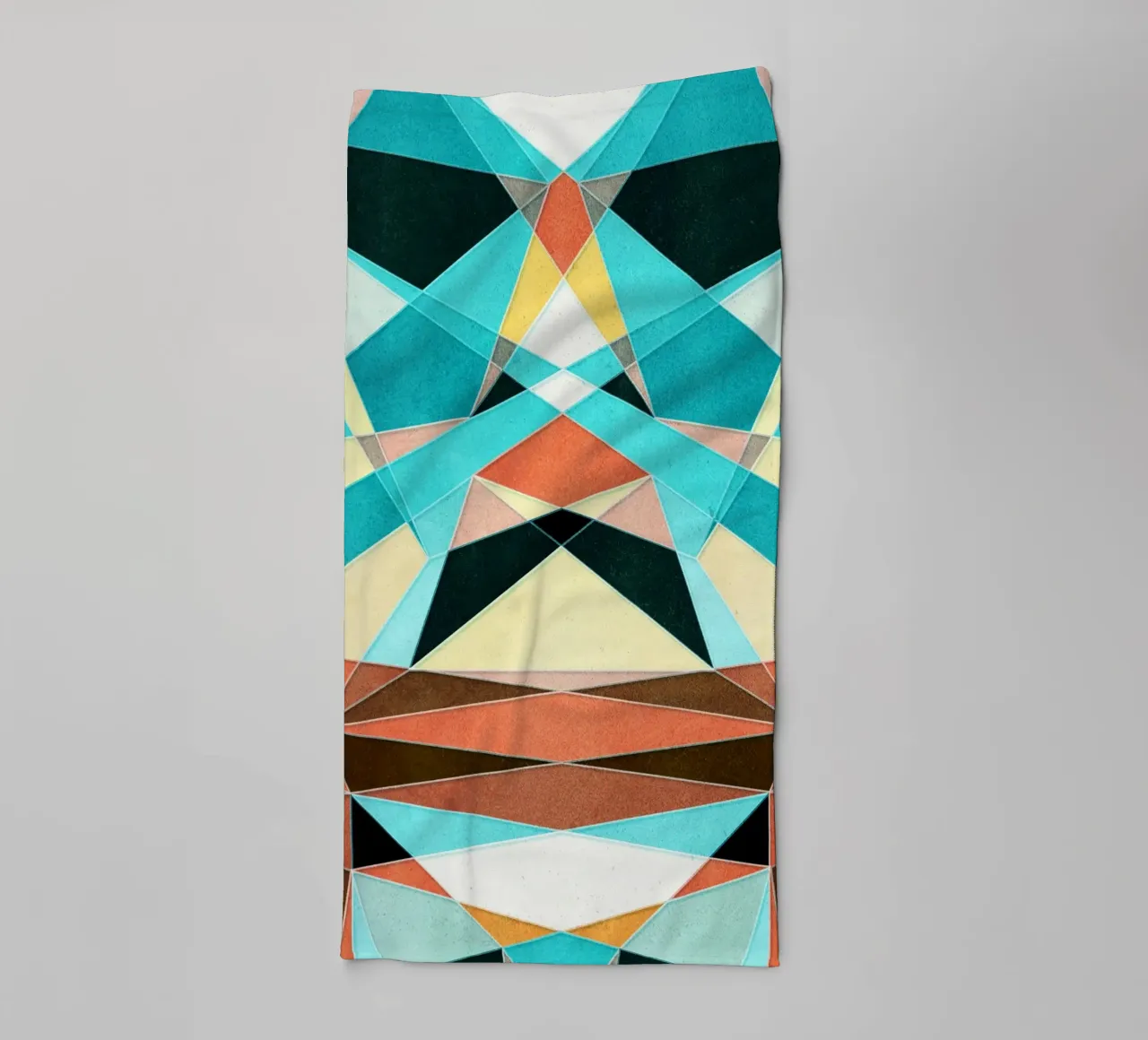 Abstract Geometric Pattern towel by Abstract 888
