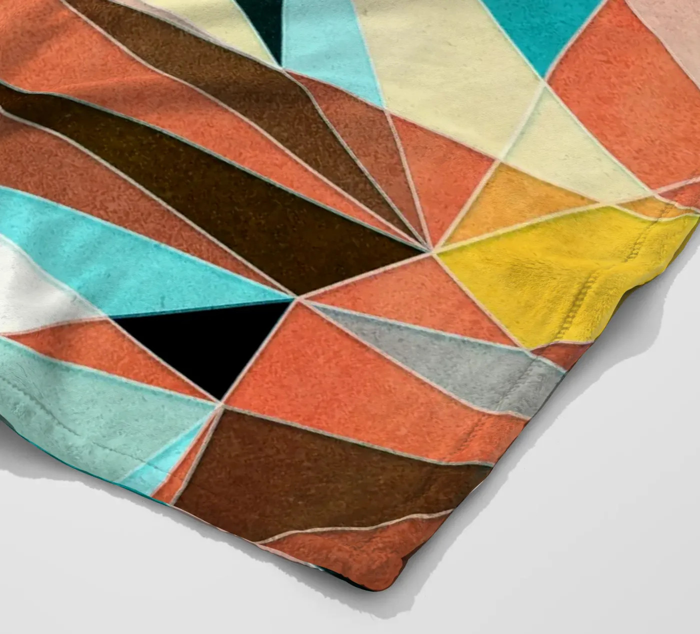 Abstract Geometric Pattern Fleecedecke von Abstract Joy