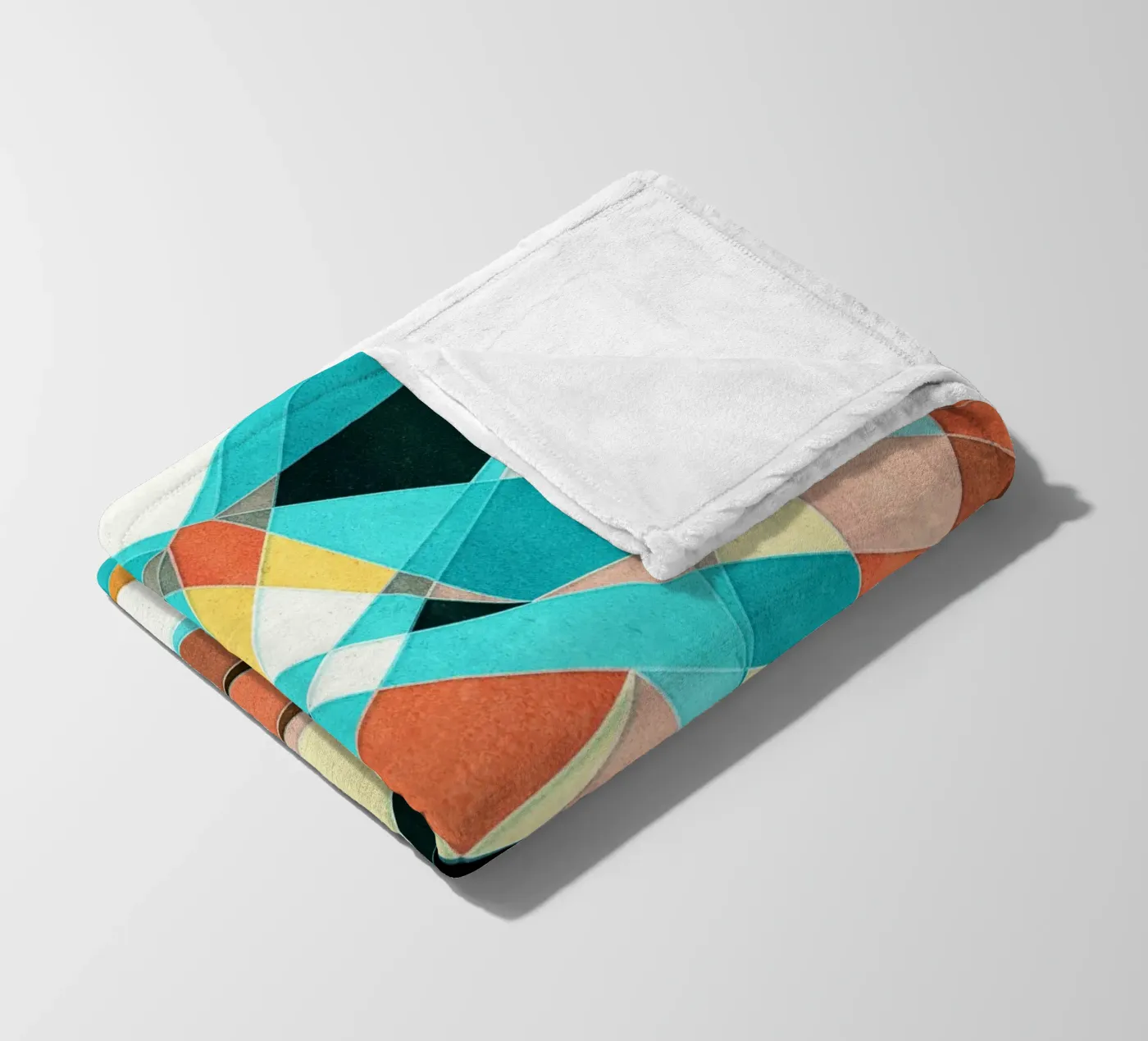 Abstract Geometric Pattern Fleecedecke von Abstract Joy