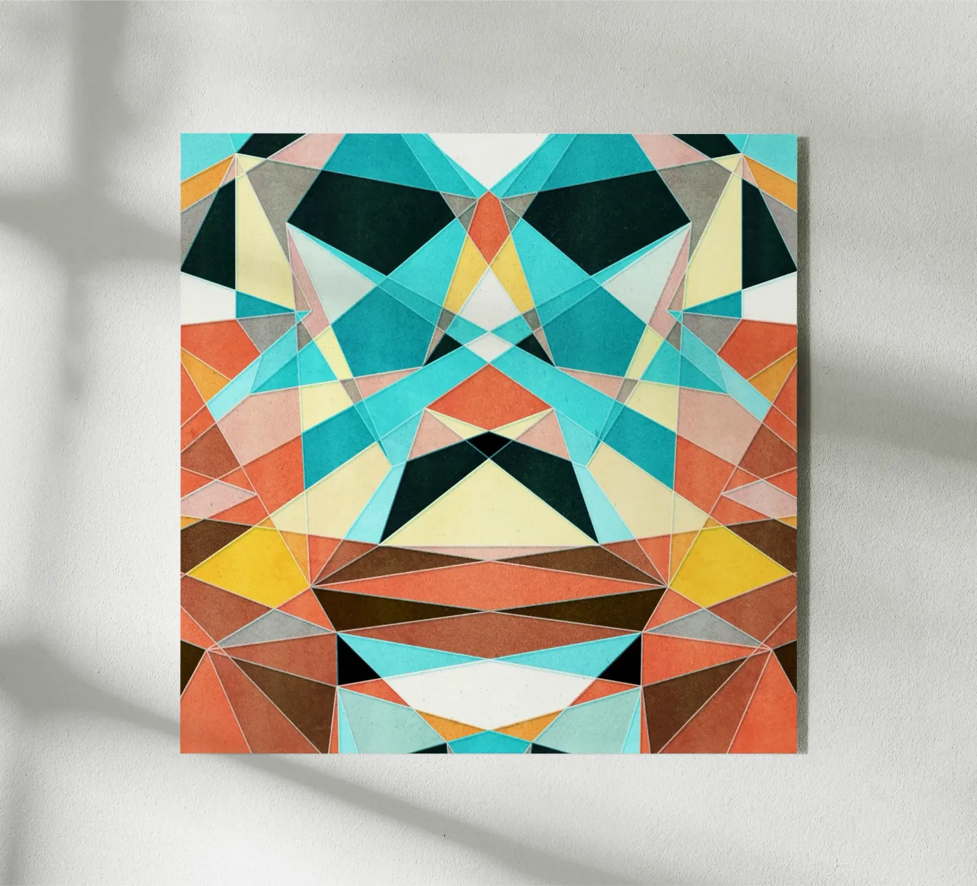 Abstract Geometrisch Patroon acryl van Abstract Joy