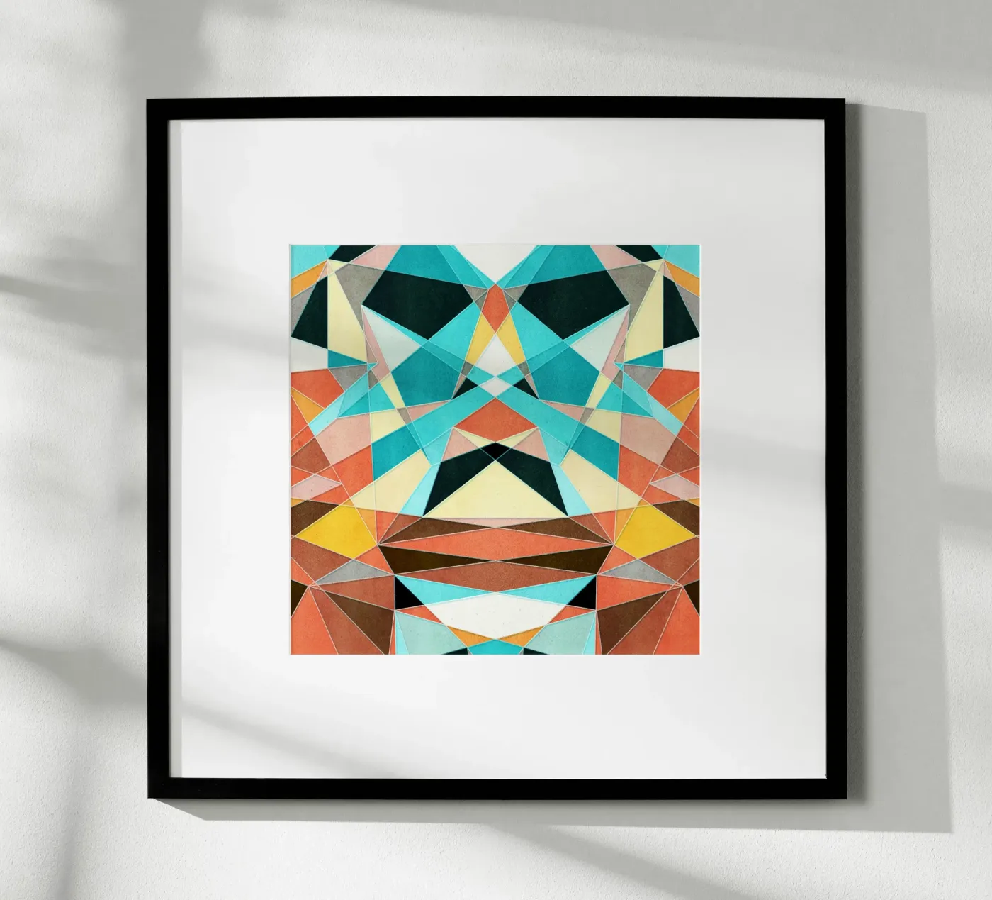 Motif géométrique abstrait poster de Abstract Joy