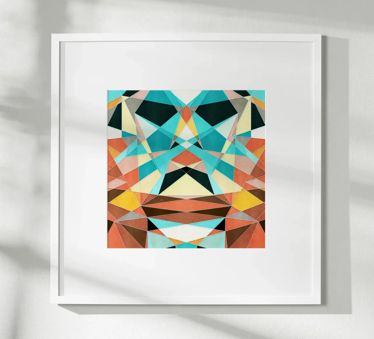 Abstract Geometric Pattern poster by Abstract 888