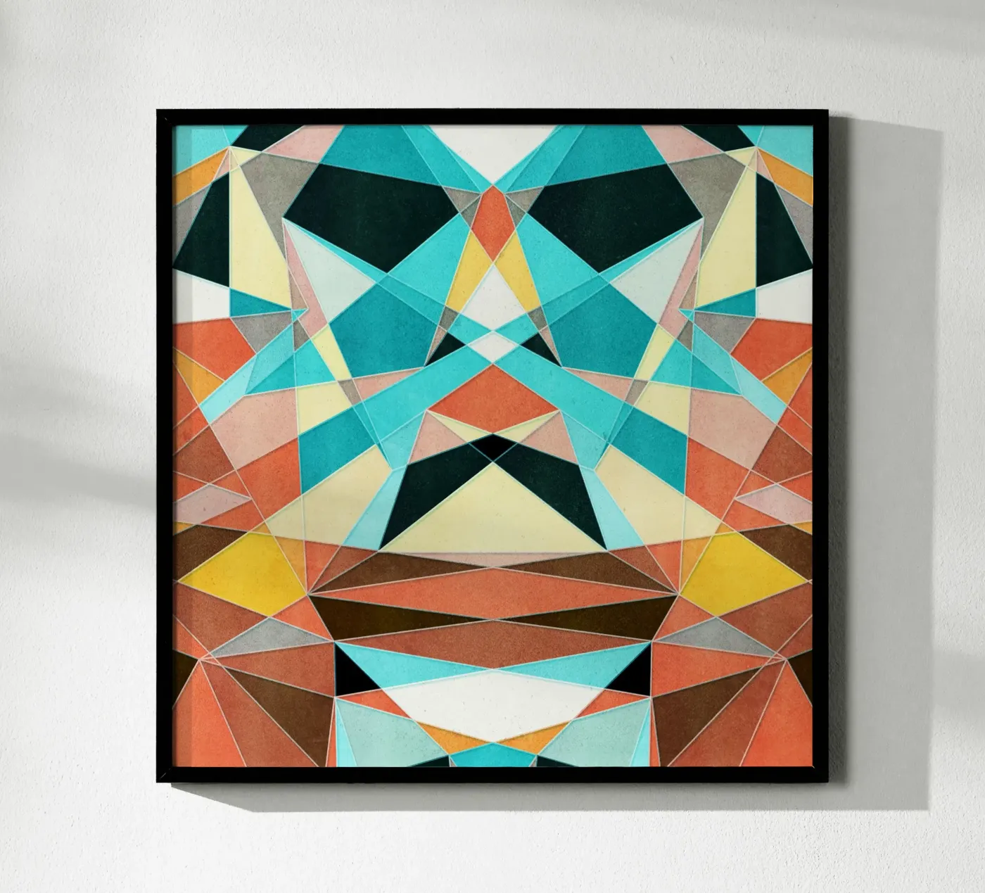 Motif géométrique abstrait poster de Abstract Joy