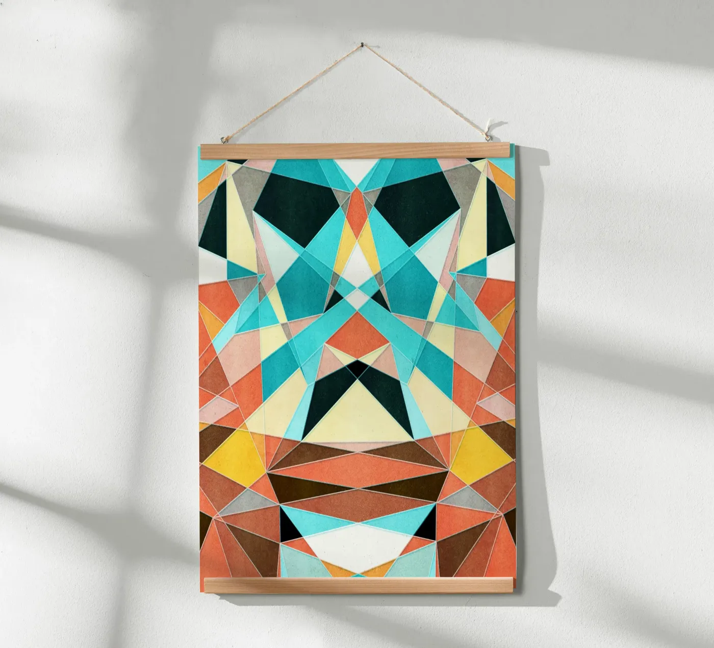 Motif géométrique abstrait poster de Abstract Joy