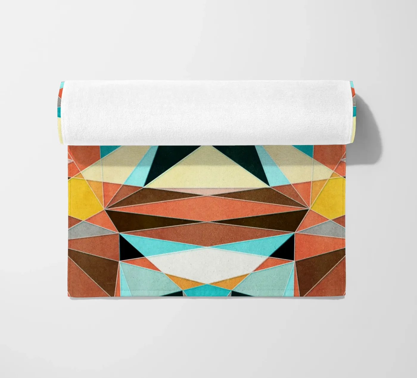 Abstract Geometric Pattern beach towel by Abstract Joy