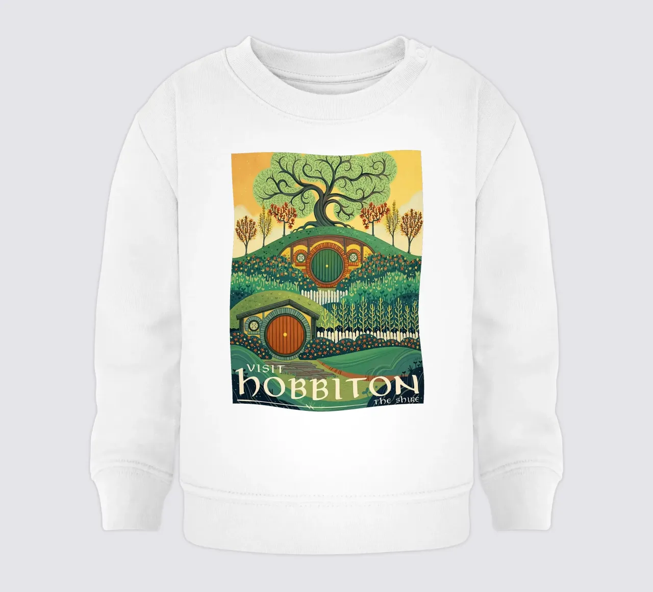 Visita Hobbiton La Comarca sudadera de bebé de Junkie Movie
