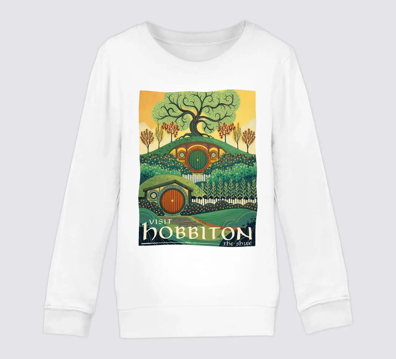 Visitare Hobbiton La Contea felpa bambino da Junkie Movie