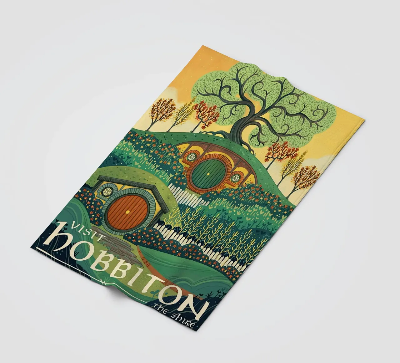 Visitare Hobbiton La Contea coperta in pile da Junkie Movie