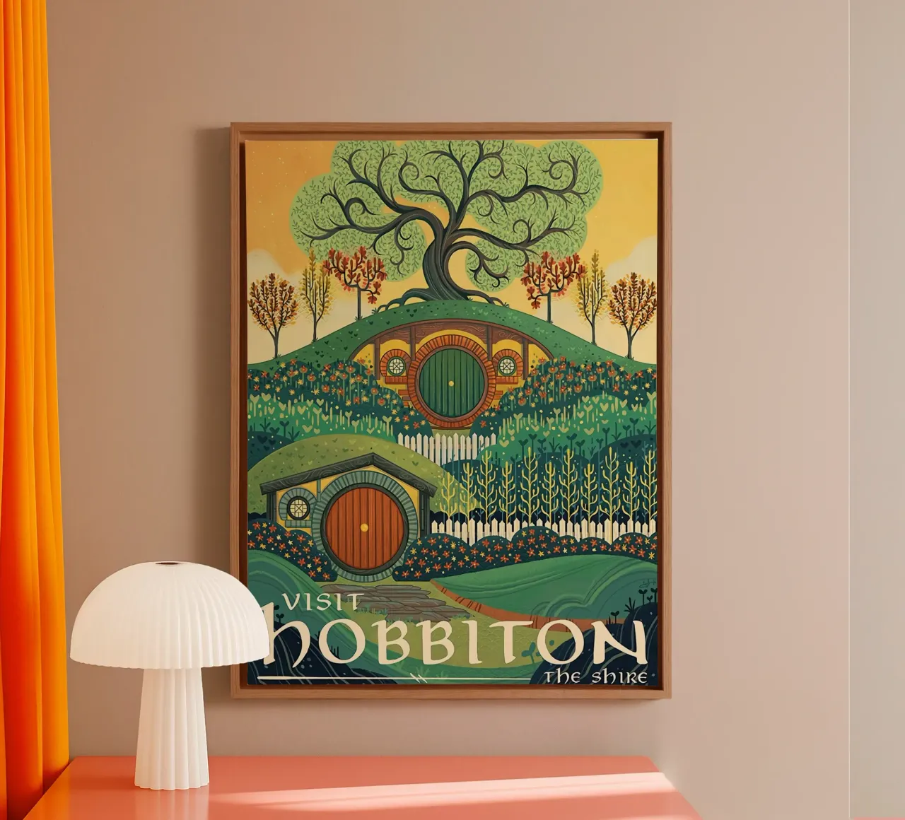 Visit Hobbiton The Shire canvas by Junkie Movie