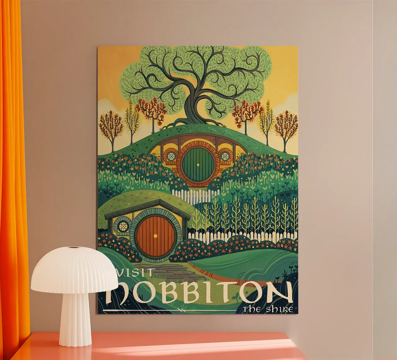Visit Hobbiton The Shire hahnemühle by Junkie Movie