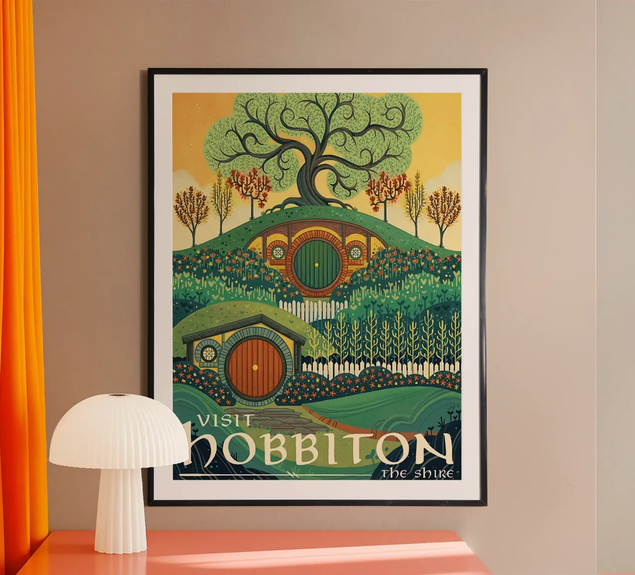 Visit Hobbiton The Shire hahnemühle by Junkie Movie