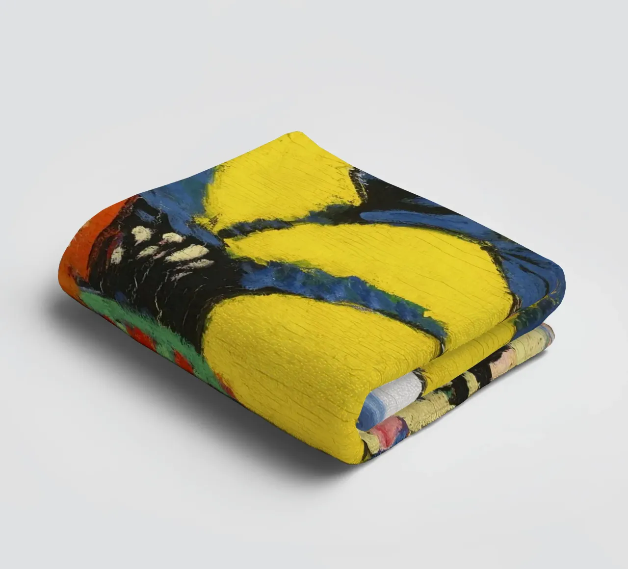 Henry Lyman Sayen - Abstract Urban Landscape "Trees" - Moder towel by NorwesClub