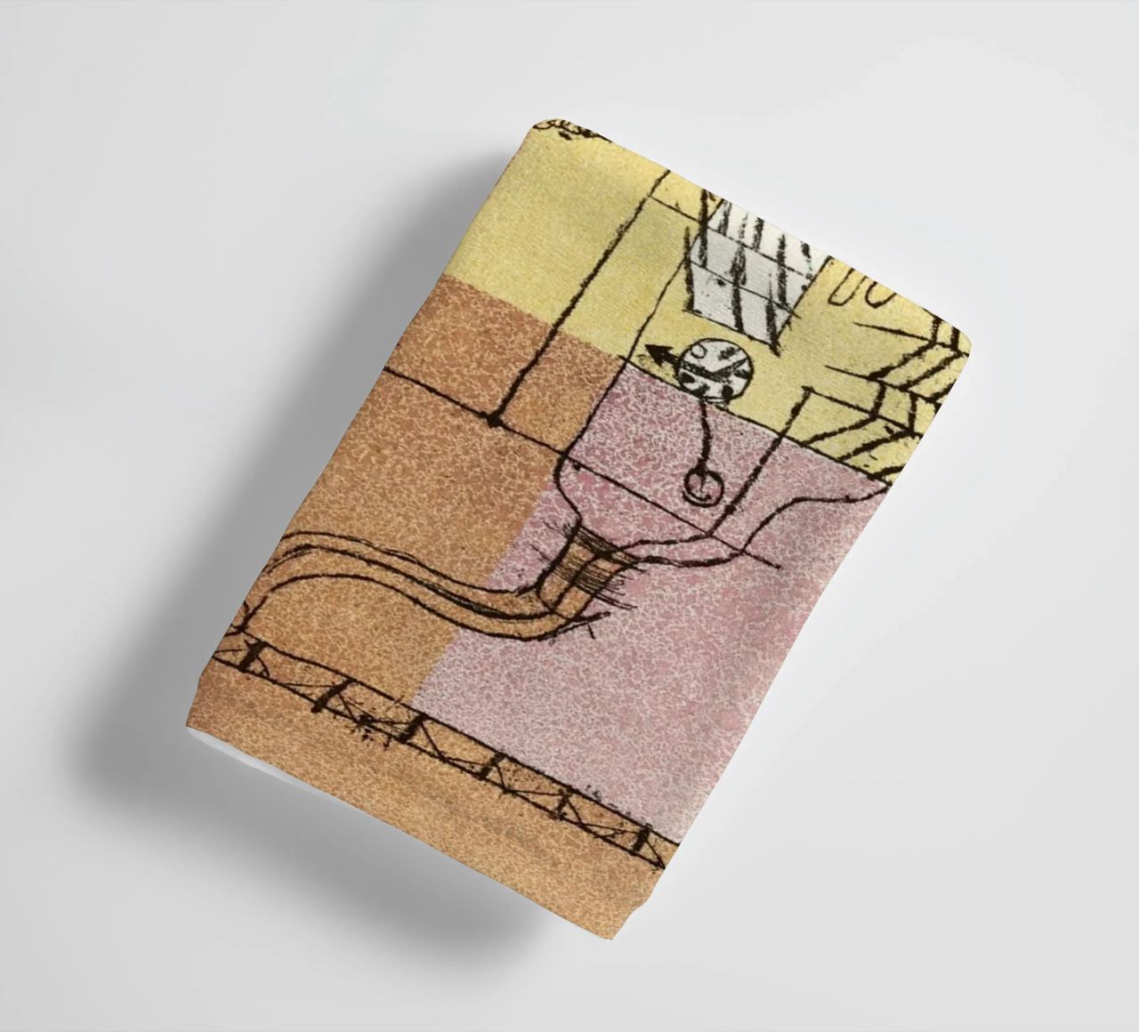 Paul Klee Hoffmann Abstract Art Print - Surrealism & Bauhaus towel by NorwesClub