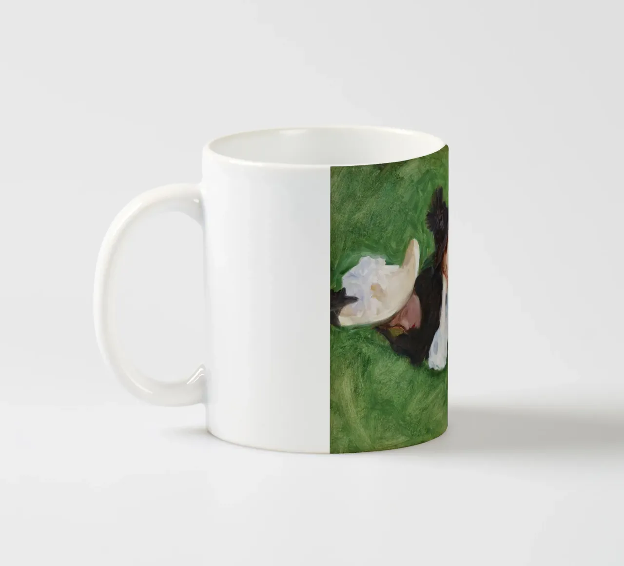 Berthe Morisot "Due ragazze su un prato" - Impressionismo e Femminismo tazza in ceramica da NorwesClub