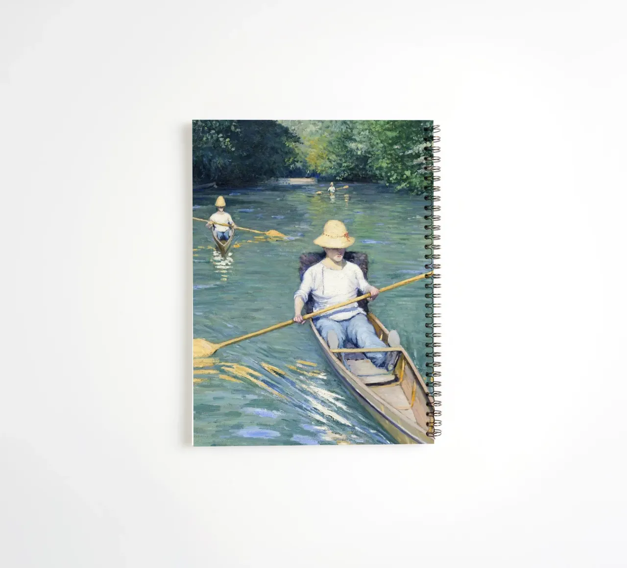 Gustave Caillebotte "Skiffs" - Impressionism & Leisure Art P diario ad anelli da NorwesClub