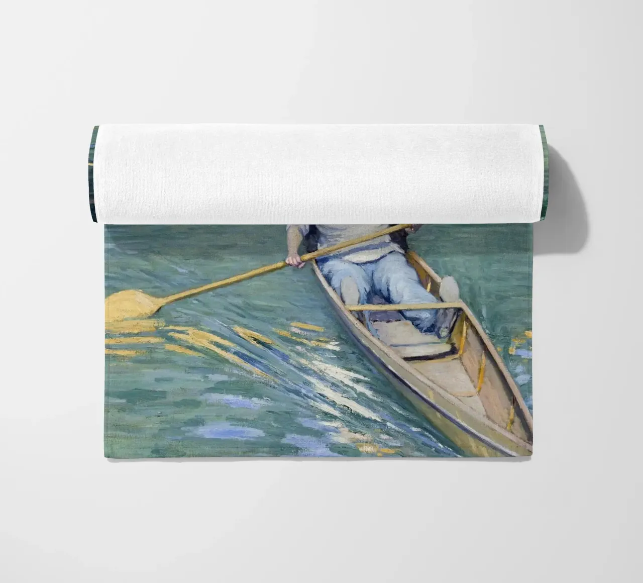Gustave Caillebotte "Skiffs" - Impressionism & Leisure Art P telo mare da NorwesClub