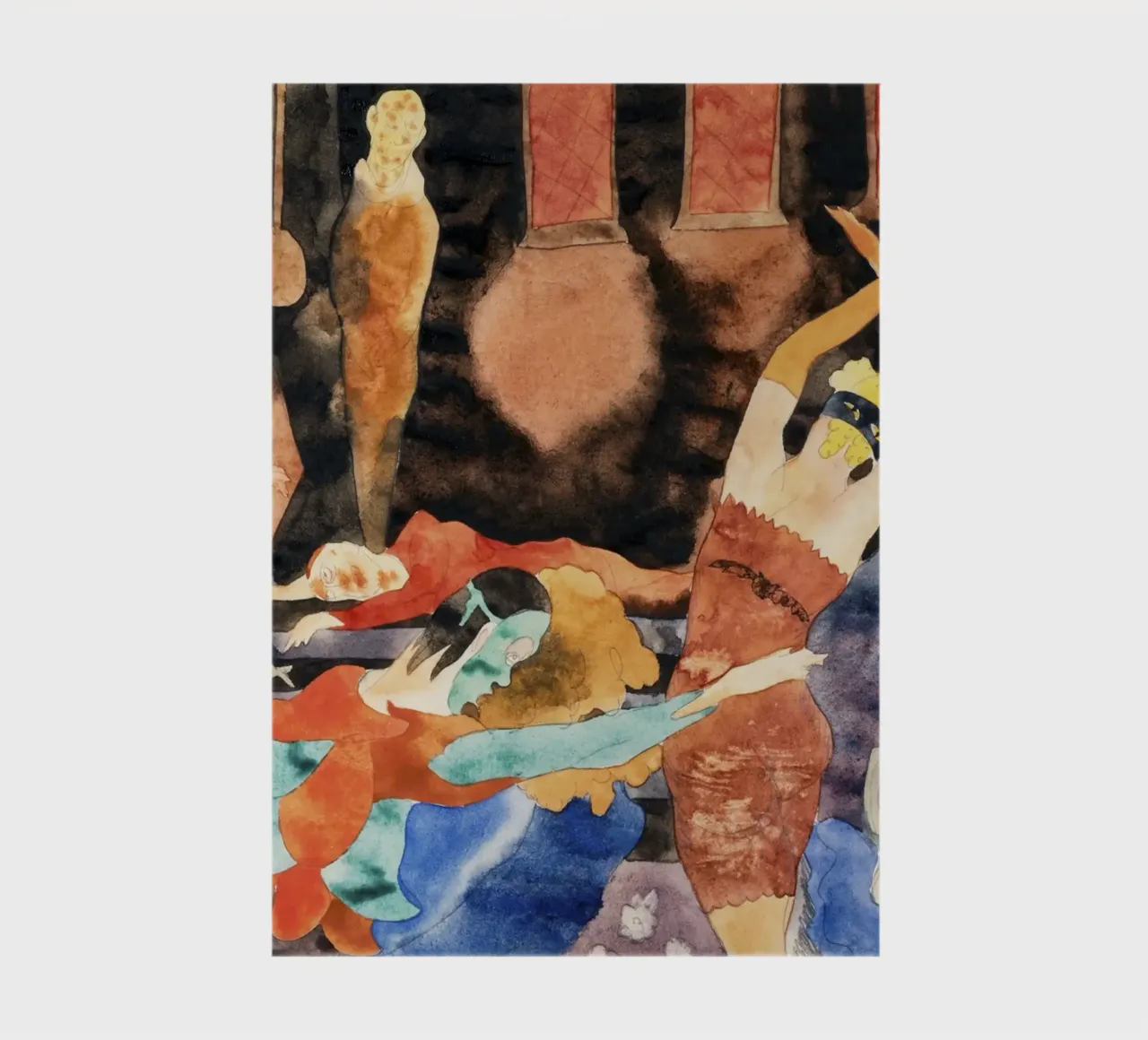 Gladys Nilsson: Whimsical Figure Study - Chicago Imagist Pop notebook by NorwesClub