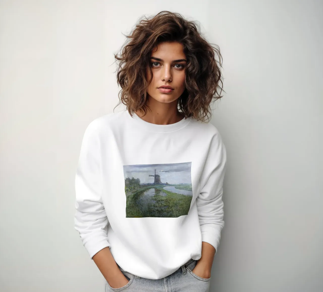 Piet Mondrian: East Mutual Mill - Modernismo temprano en Holanda sudadera de NorwesClub