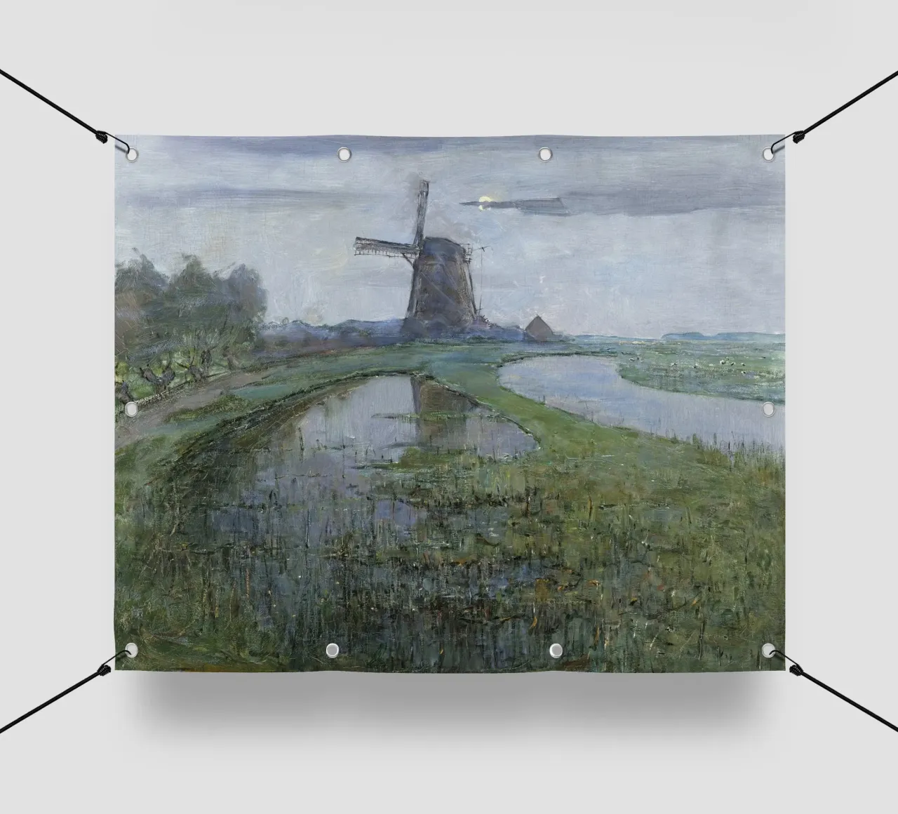 Piet Mondrian: East Mutual Mill - Early Modernist Dutch Lands pvc cover by NorwesClub