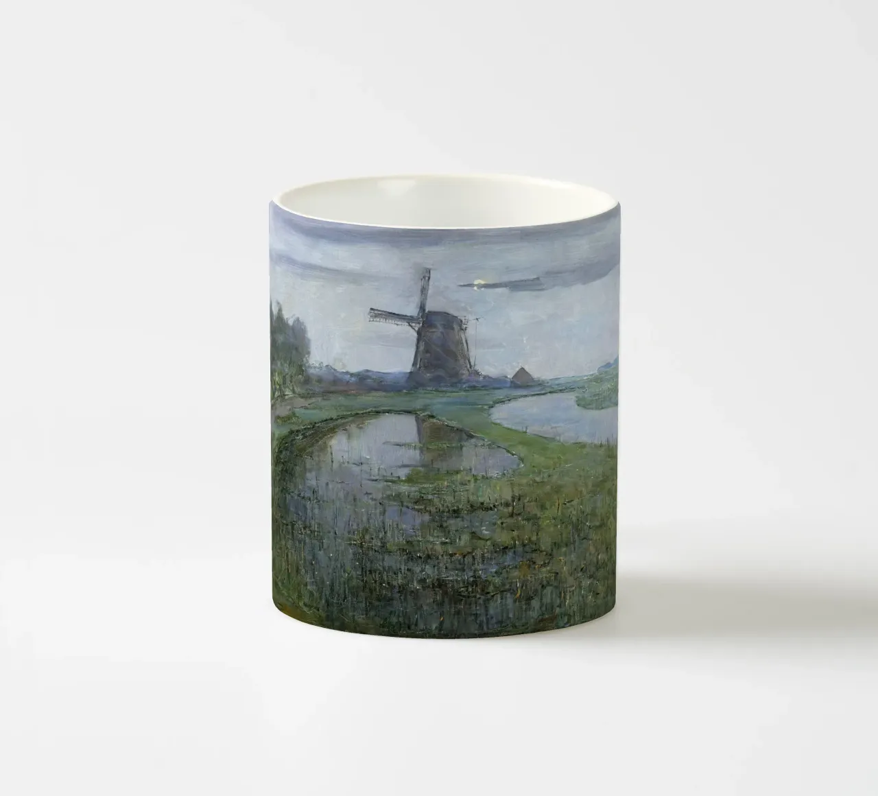 Piet Mondrian: Oostzijdse Mill - Early Modernist Dutch Lands keramische mok van NorwesClub