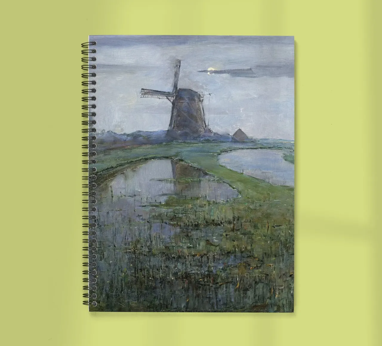 Piet Mondrian: East Mutual Mill - Early Modernist Dutch Lands spiral notebook by NorwesClub