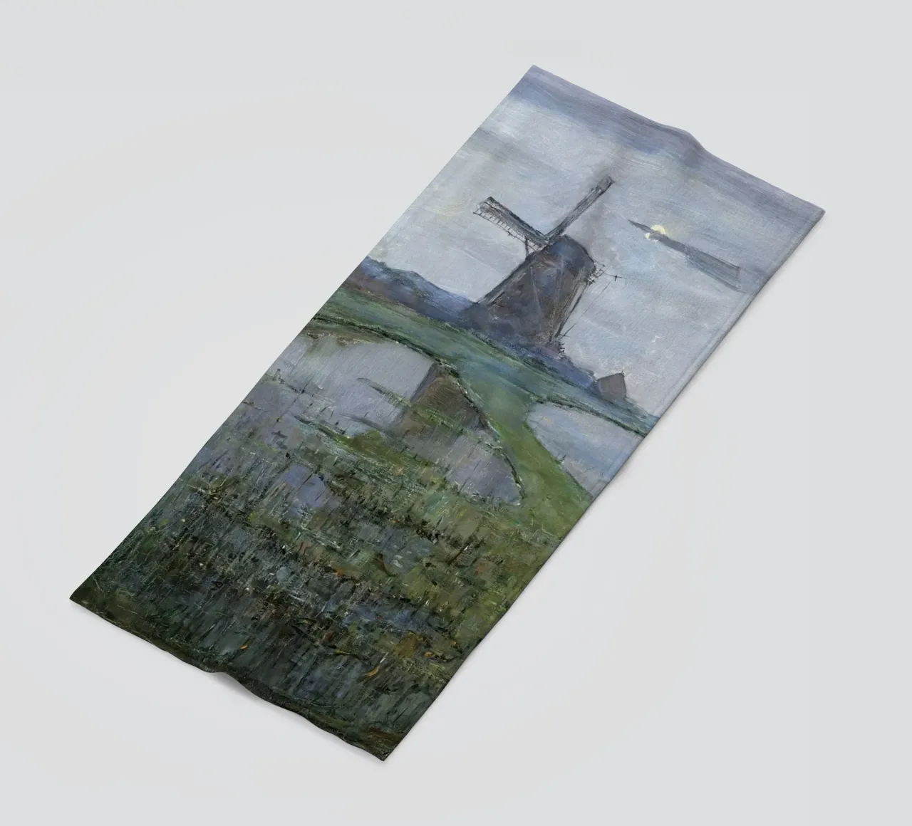 Piet Mondrian: East Mutual Mill - Early Modernist Dutch Lands beach towel by NorwesClub