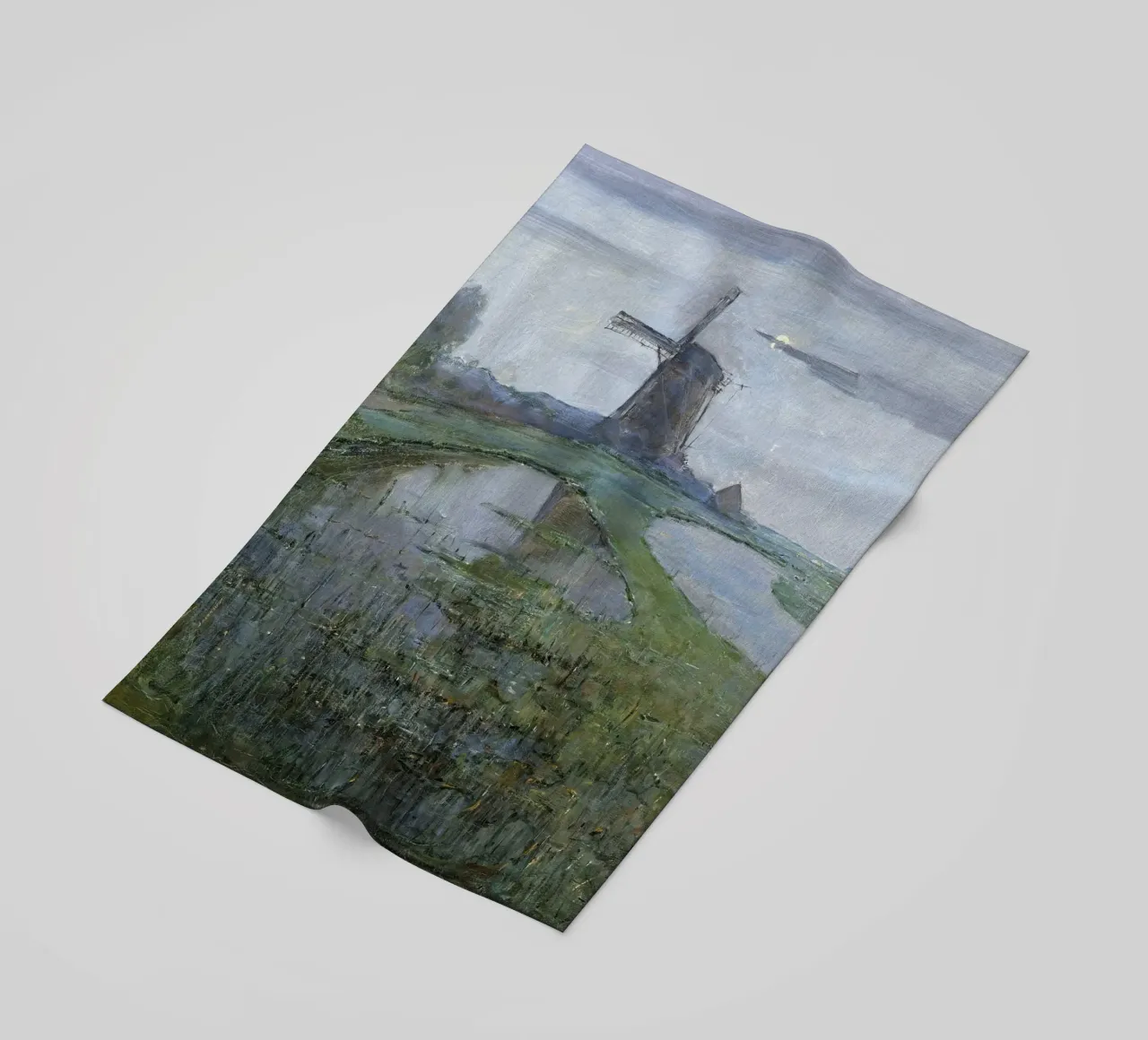Piet Mondrian: East Mutual Mill - Early Modernist Dutch Lands beach towel by NorwesClub
